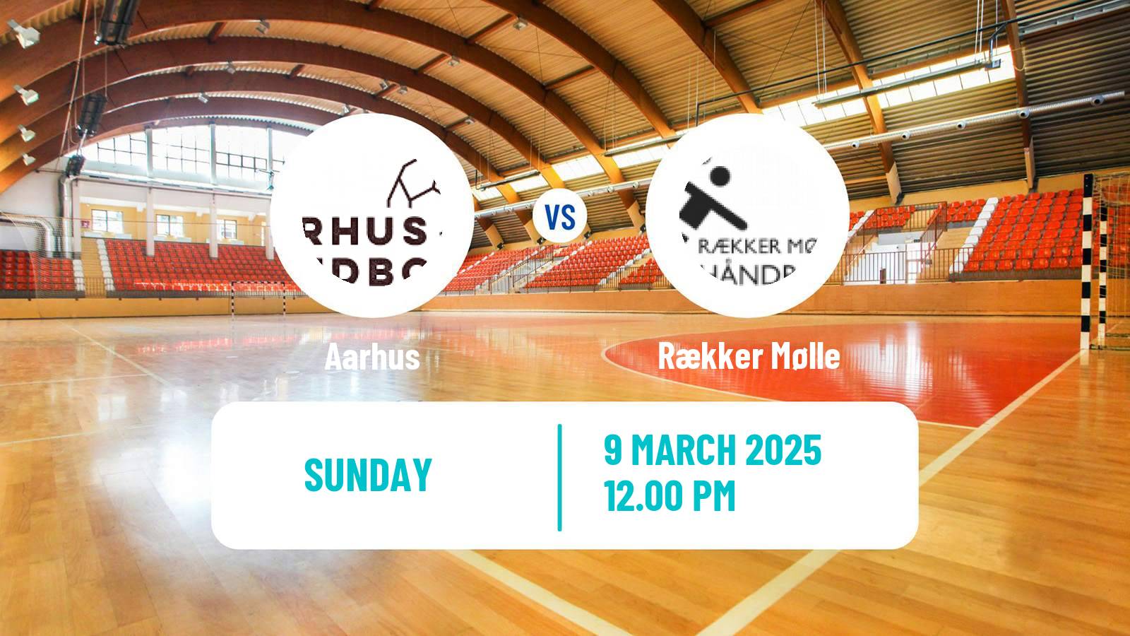 Handball Danish 1 Division Handball Aarhus - Rækker Mølle