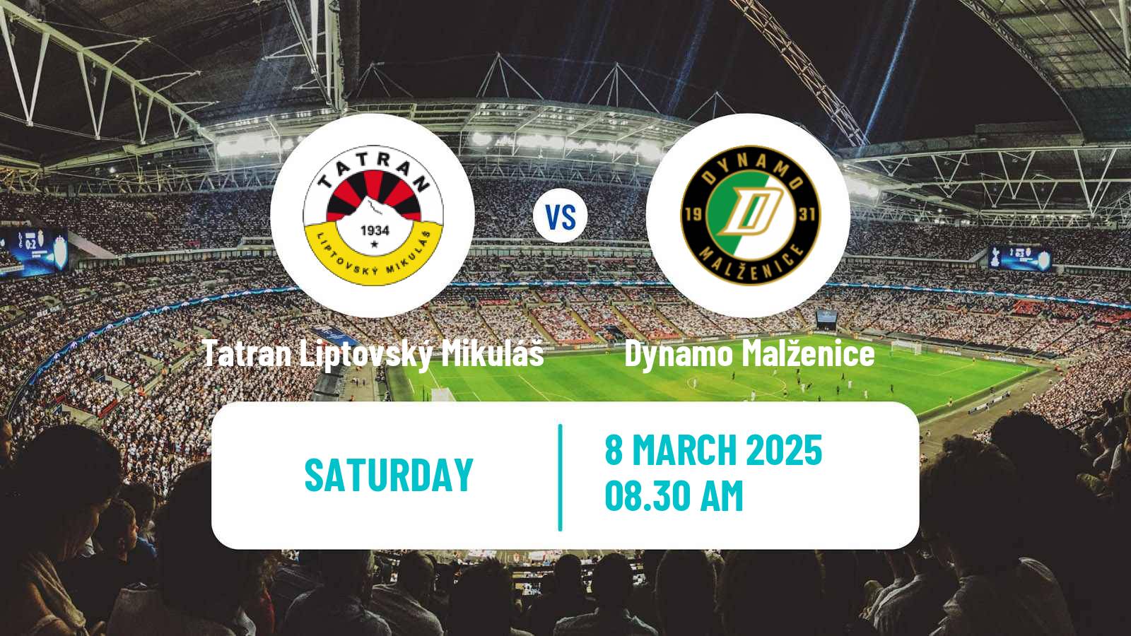 Soccer Slovak 2 Liga Tatran Liptovský Mikuláš - Dynamo Malženice