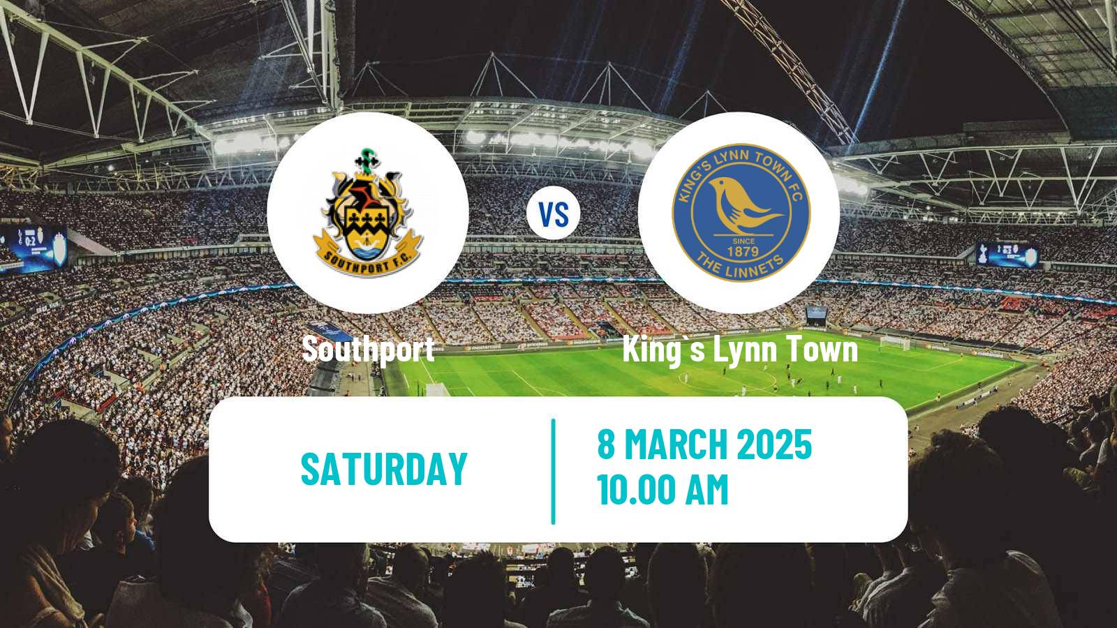 Soccer English National League North Southport - King`s Lynn Town