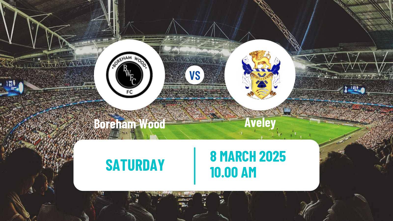 Soccer English National League South Boreham Wood - Aveley