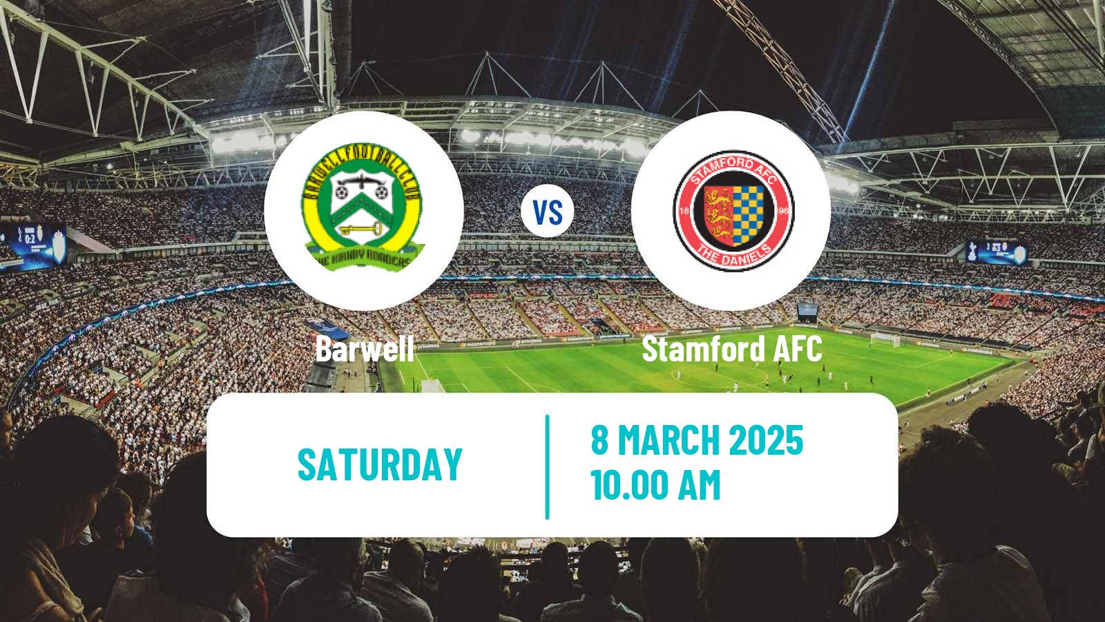 Soccer English Southern League Central Division Barwell - Stamford