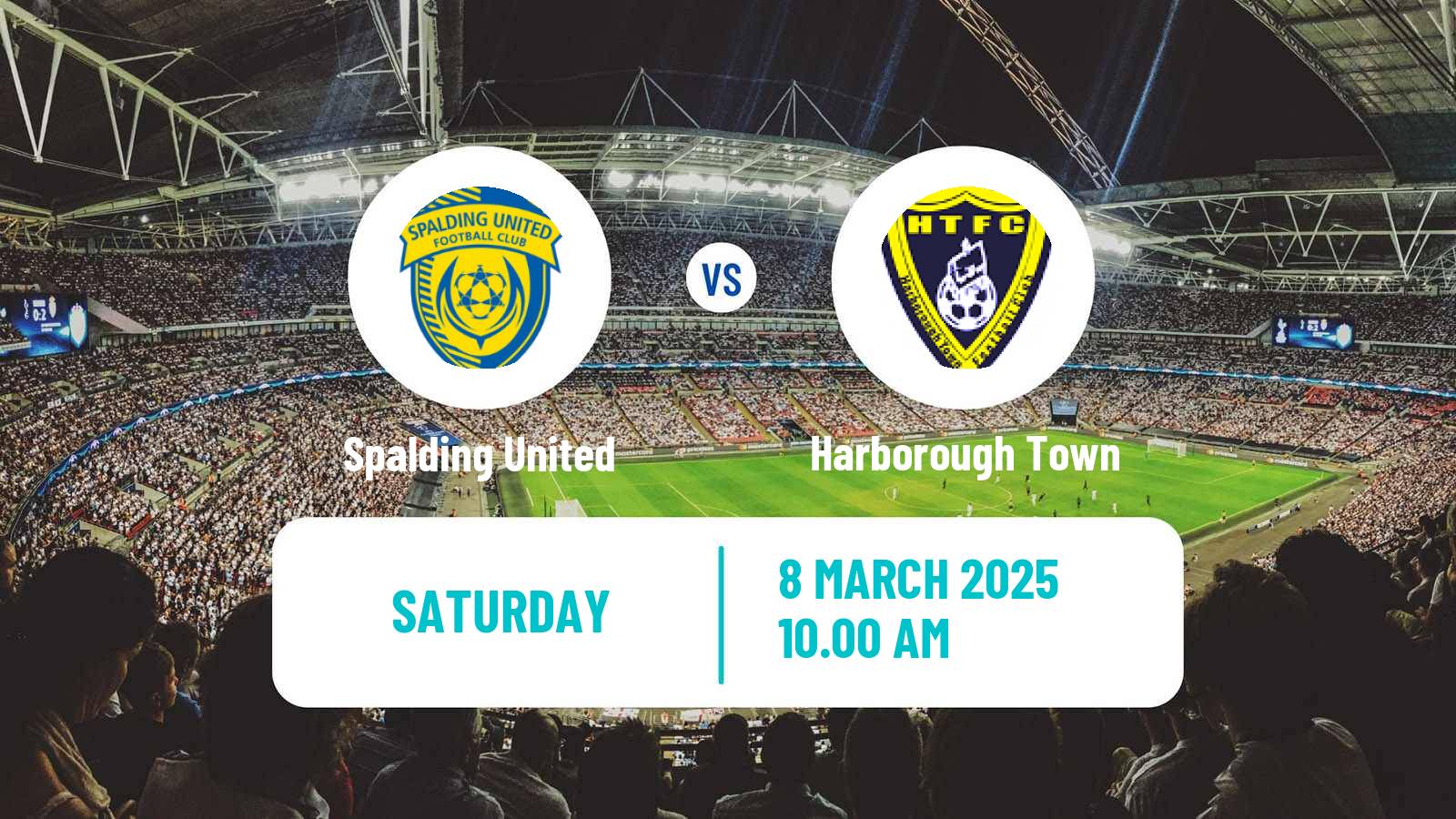 Soccer English Southern League Central Division Spalding United - Harborough Town