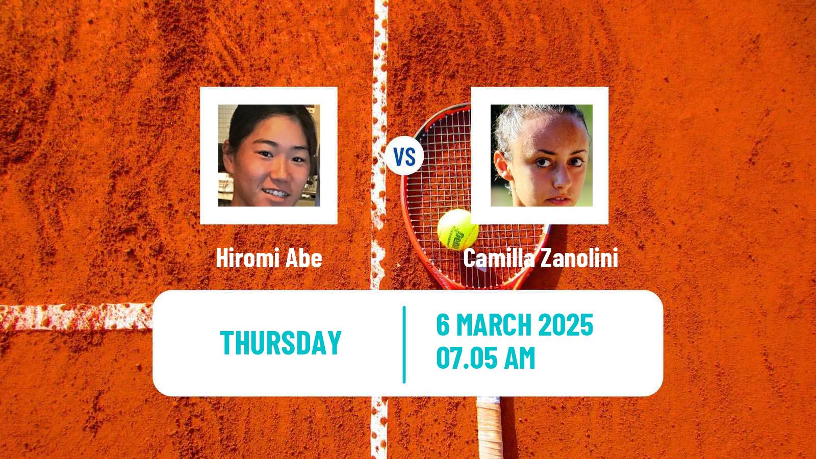 Tennis ITF W35 Solarino Women Hiromi Abe - Camilla Zanolini