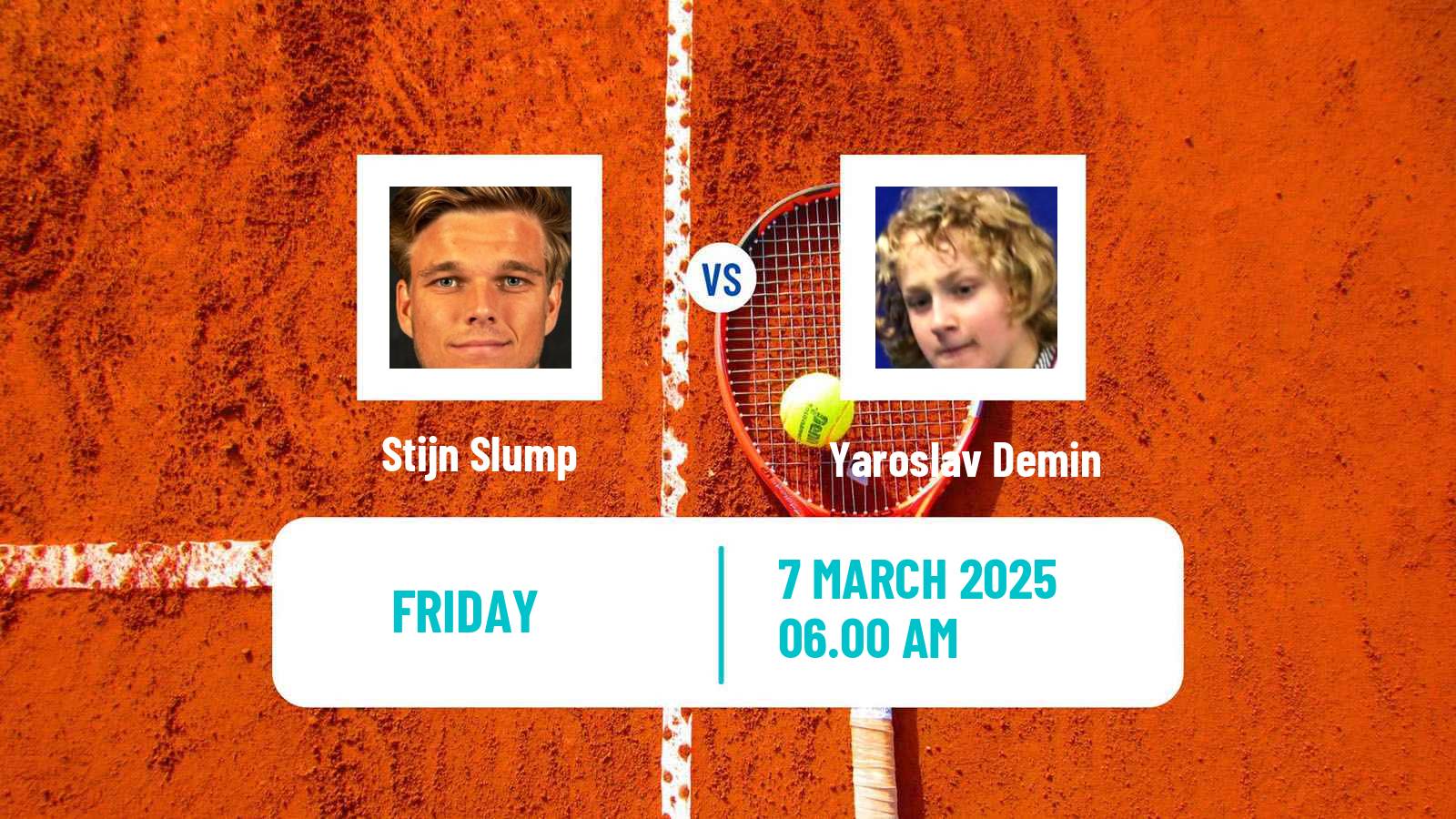 Tennis ITF M15 Torello Men Stijn Slump - Yaroslav Demin
