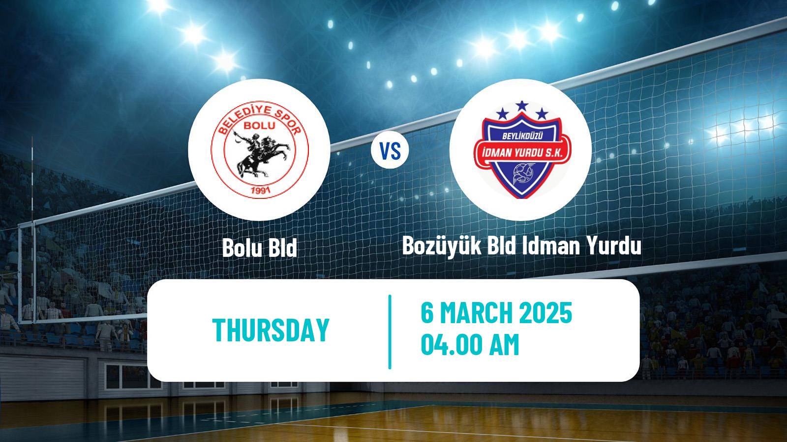 Volleyball Turkish 1 Ligi Volleyball Women Bolu Bld - Bozüyük Bld Idman Yurdu