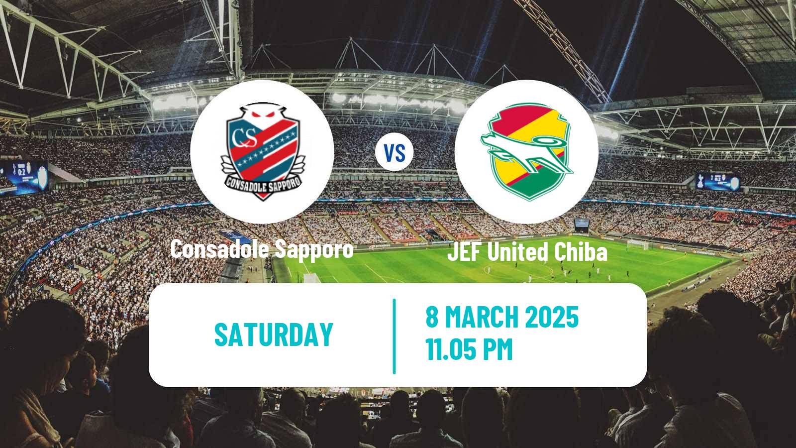 Soccer Japan J2 League Consadole Sapporo - JEF United Chiba