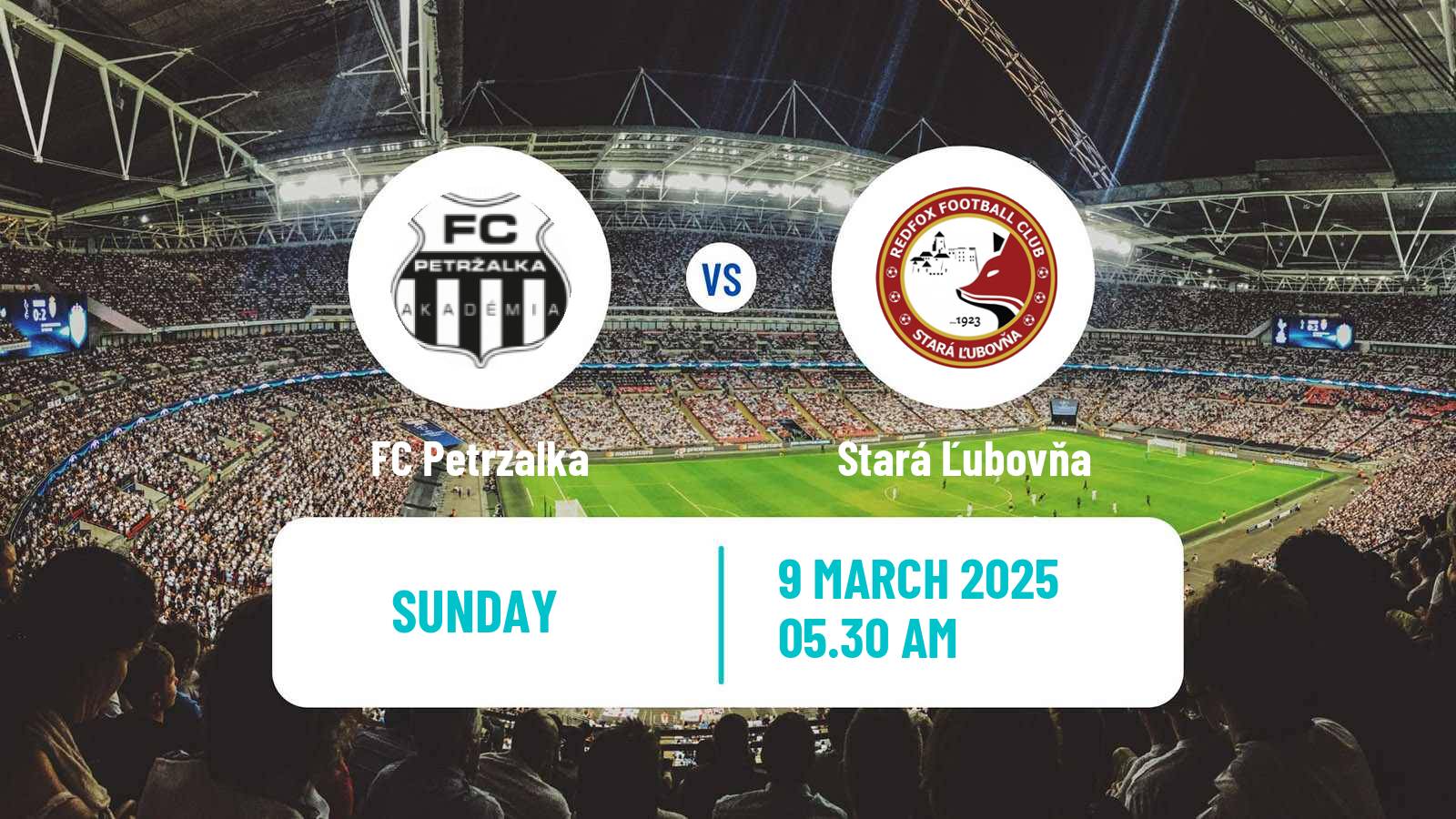 Soccer Slovak 2 Liga Petrzalka - Stará Ľubovňa