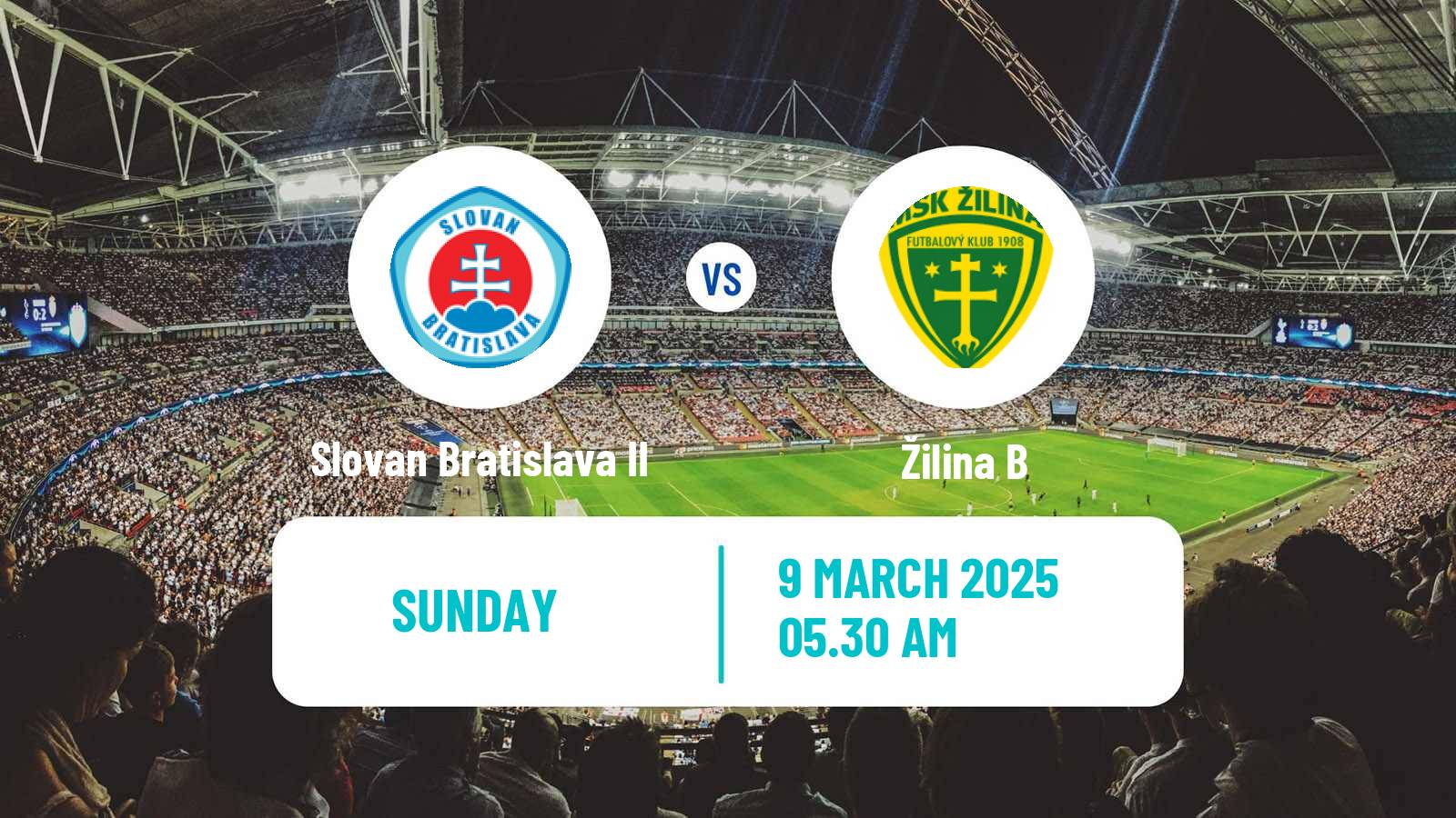 Soccer Slovak 2 Liga Slovan Bratislava II - Žilina B