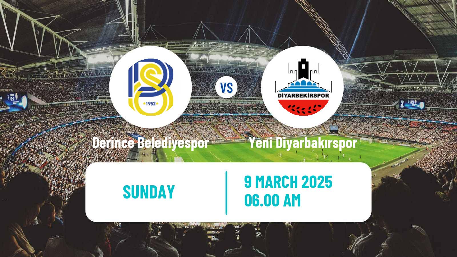 Soccer Turkish Second League Red Group Derince Belediyespor - Yeni Diyarbakırspor