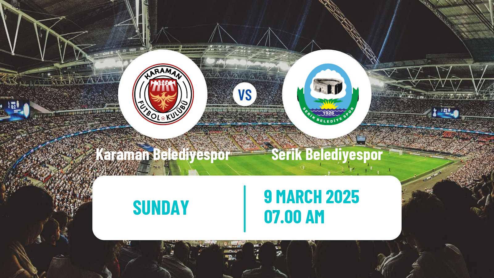 Soccer Turkish Second League Red Group Karaman Belediyespor - Serik Belediyespor
