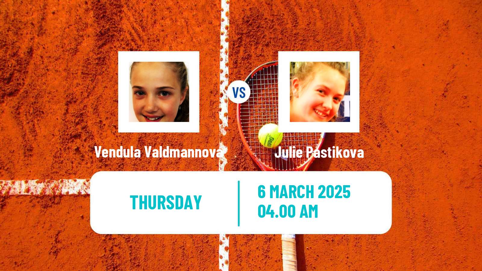 Tennis ITF W35 Solarino Women Vendula Valdmannova - Julie Pastikova