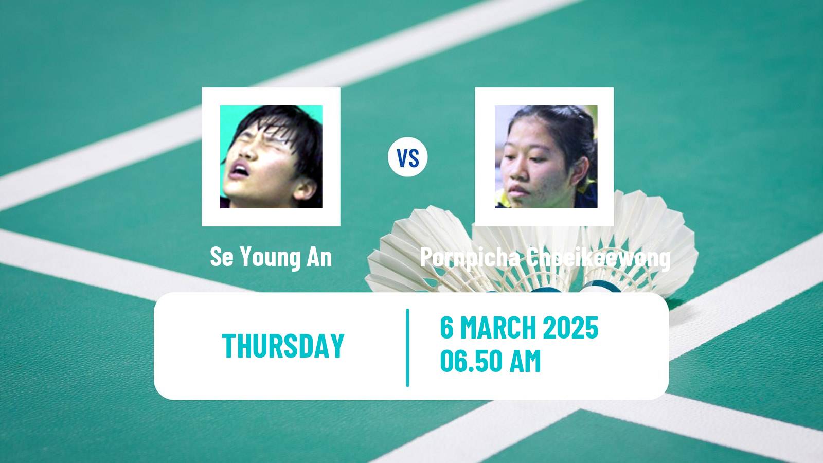 Badminton BWF World Tour Orleans Masters Women Se Young An - Pornpicha Choeikeewong