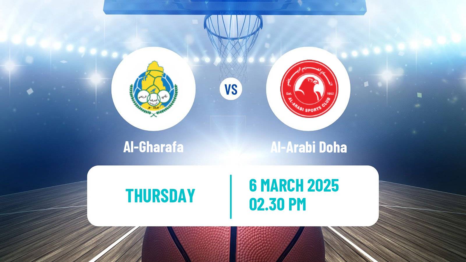 Basketball Qatar Basketball League Al-Gharafa - Al-Arabi Doha