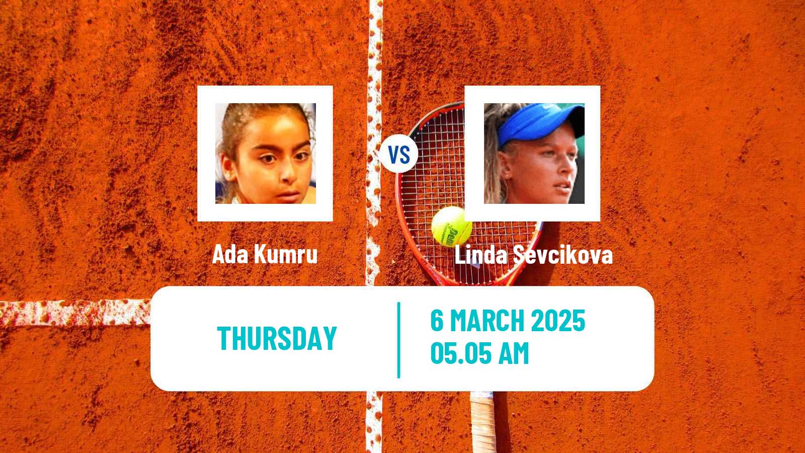 Tennis ITF W15 Antalya 6 Women Ada Kumru - Linda Sevcikova