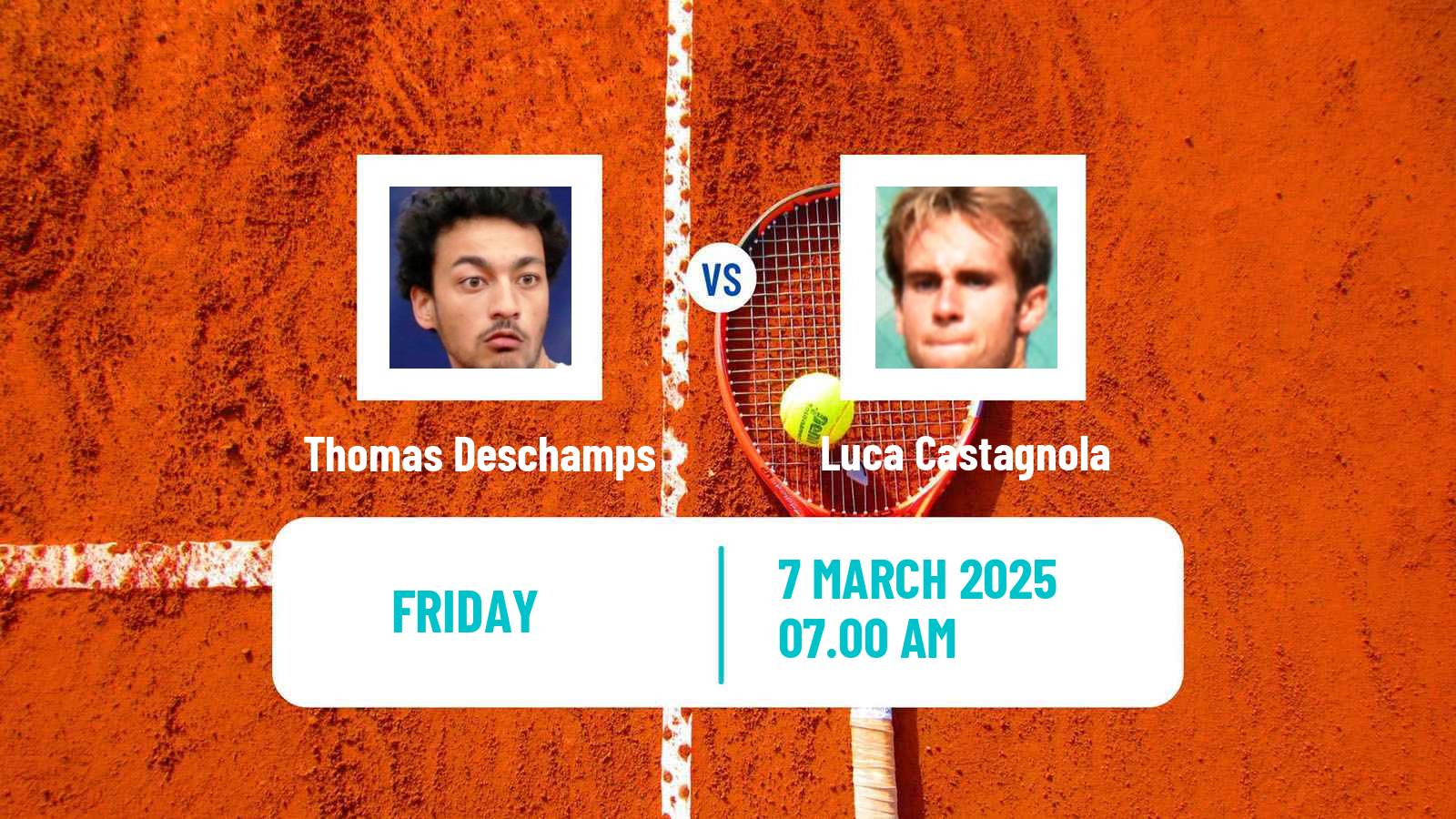 Tennis ITF M15 Monastir 9 Men Thomas Deschamps - Luca Castagnola