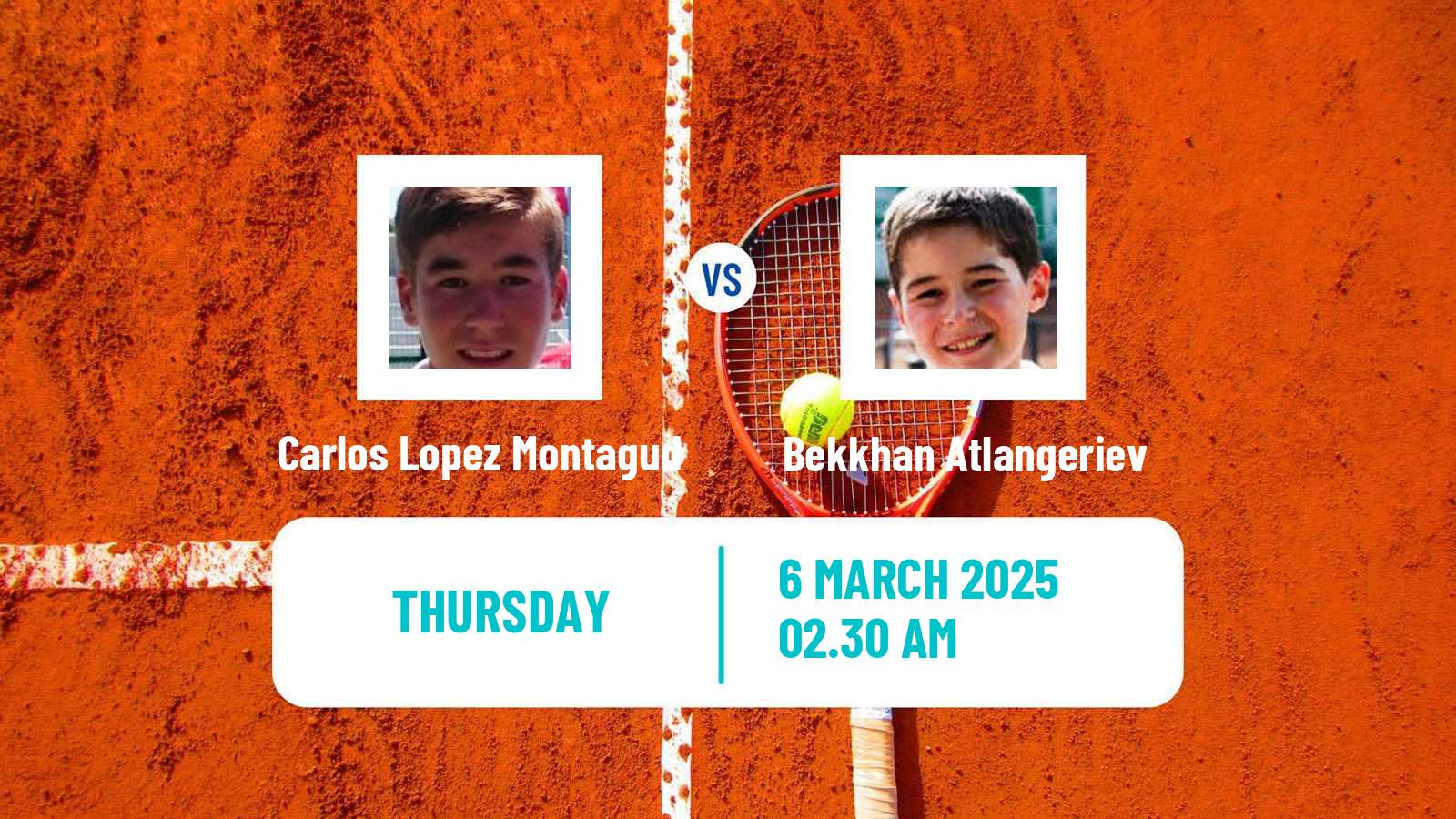 Tennis ITF M15 Antalya 7 Men Carlos Lopez Montagud - Bekkhan Atlangeriev