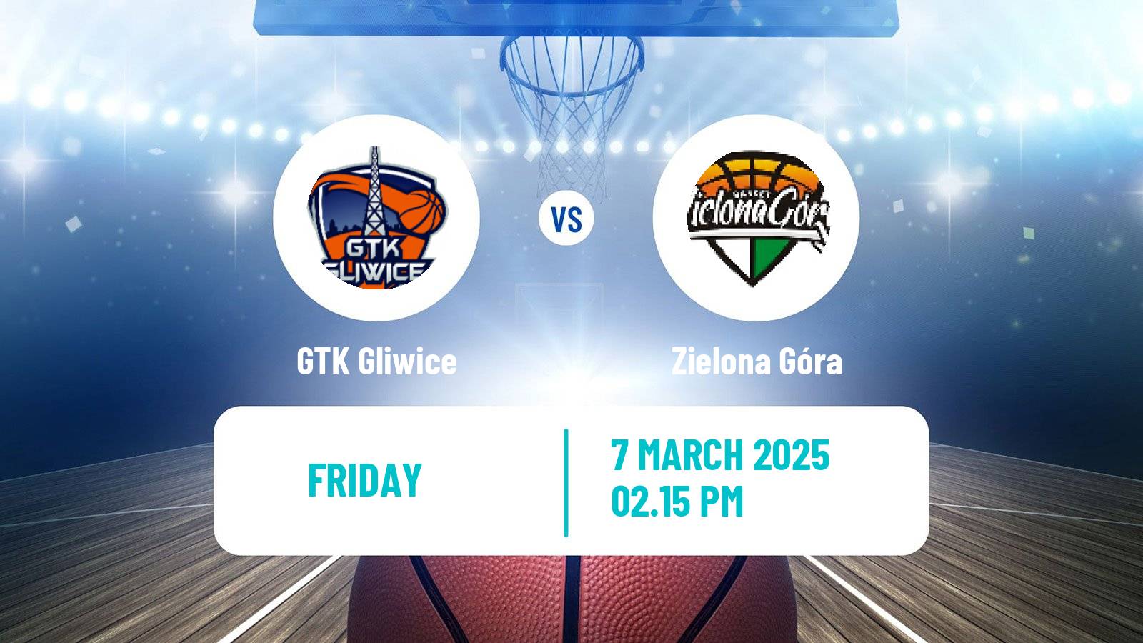 Basketball Polish Basket Liga GTK Gliwice - Zielona Góra