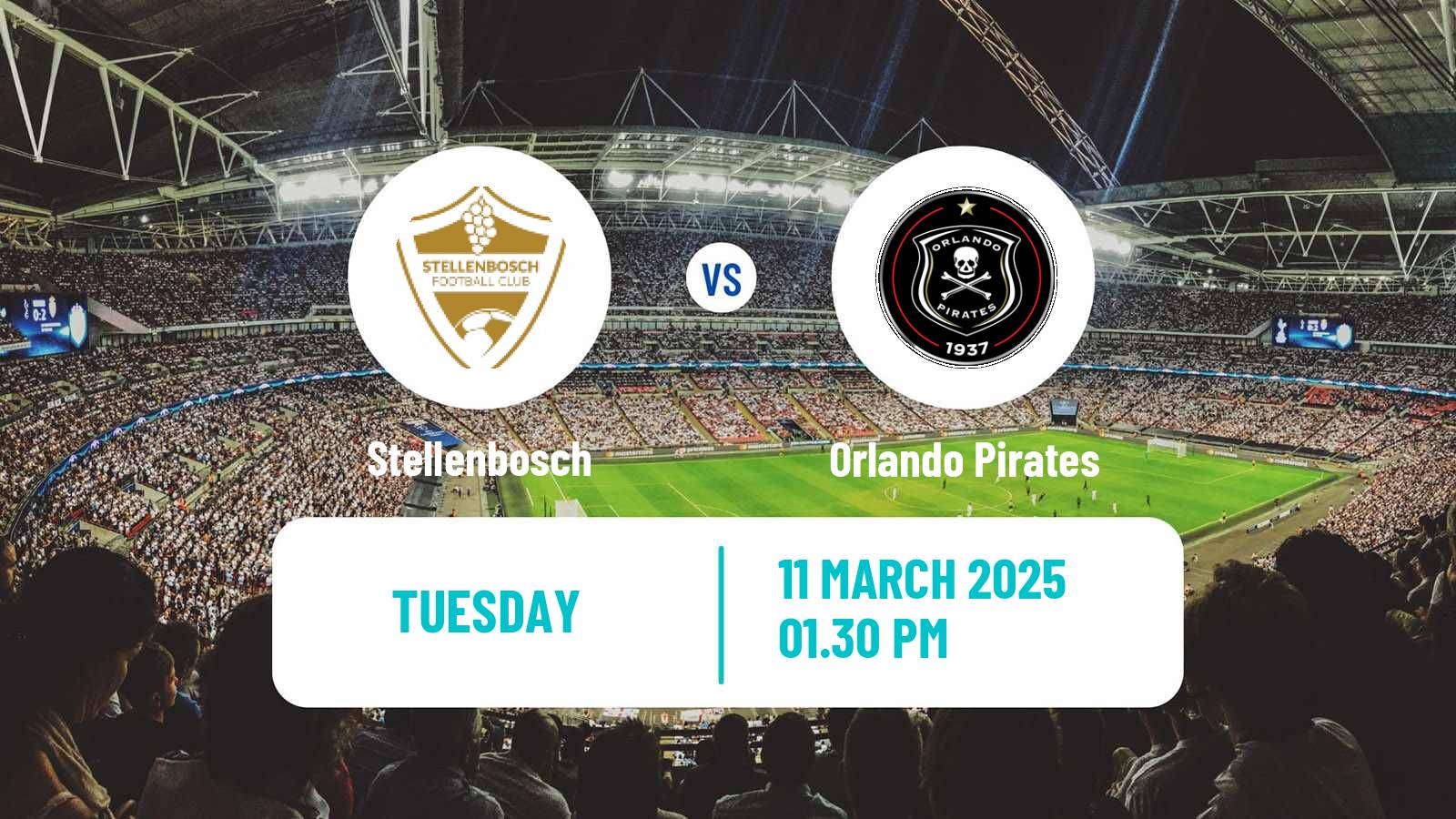 Soccer South African Premier Soccer League Stellenbosch - Orlando Pirates
