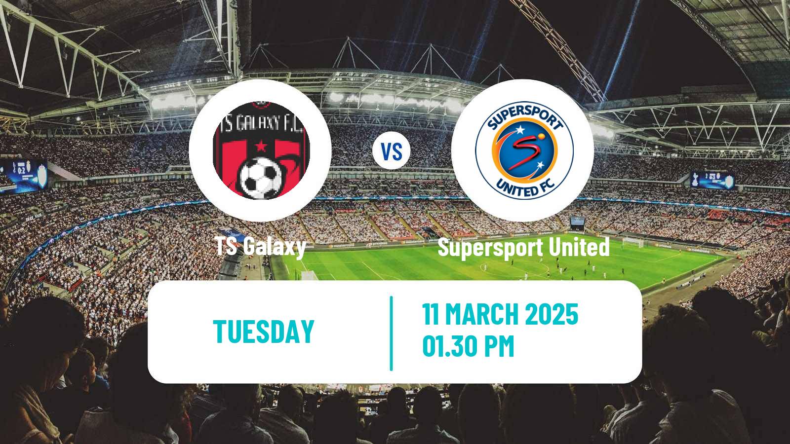 Soccer South African Premier Soccer League TS Galaxy - Supersport United
