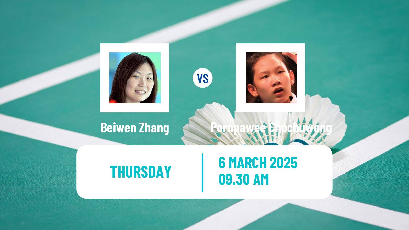Badminton BWF World Tour Orleans Masters Women Beiwen Zhang - Pornpawee Chochuwong