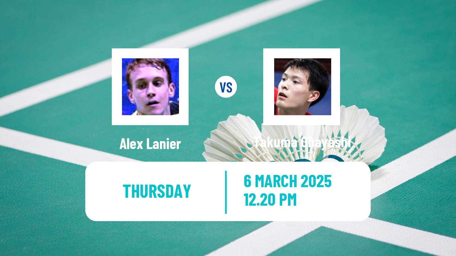 Badminton BWF World Tour Orleans Masters Men Alex Lanier - Takuma Obayashi