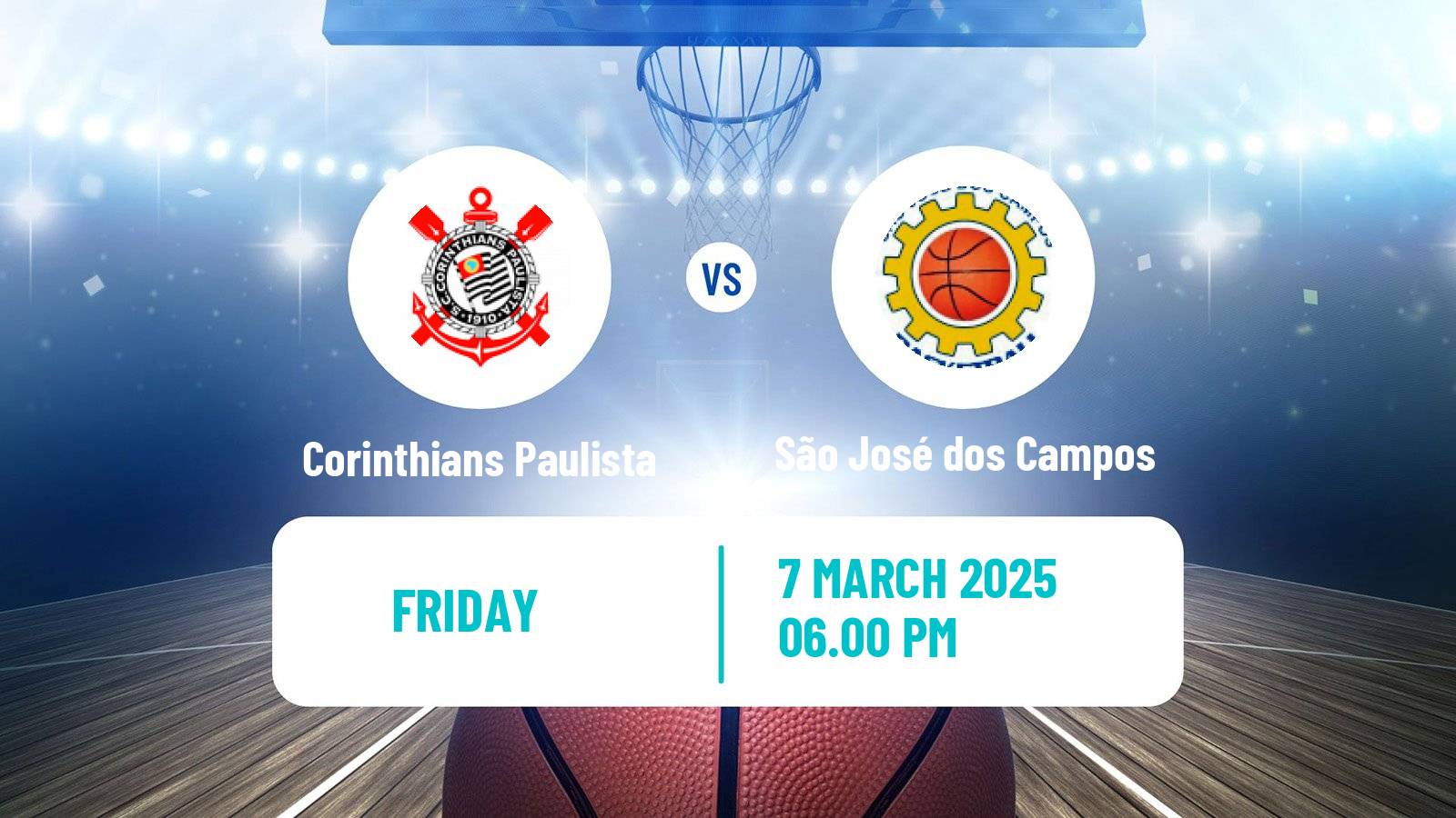 Basketball Brazilian NBB Corinthians Paulista - São José dos Campos