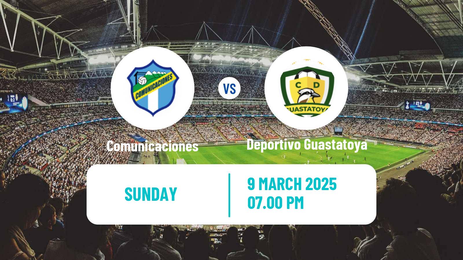 Soccer Guatemala Liga Nacional Comunicaciones - Deportivo Guastatoya