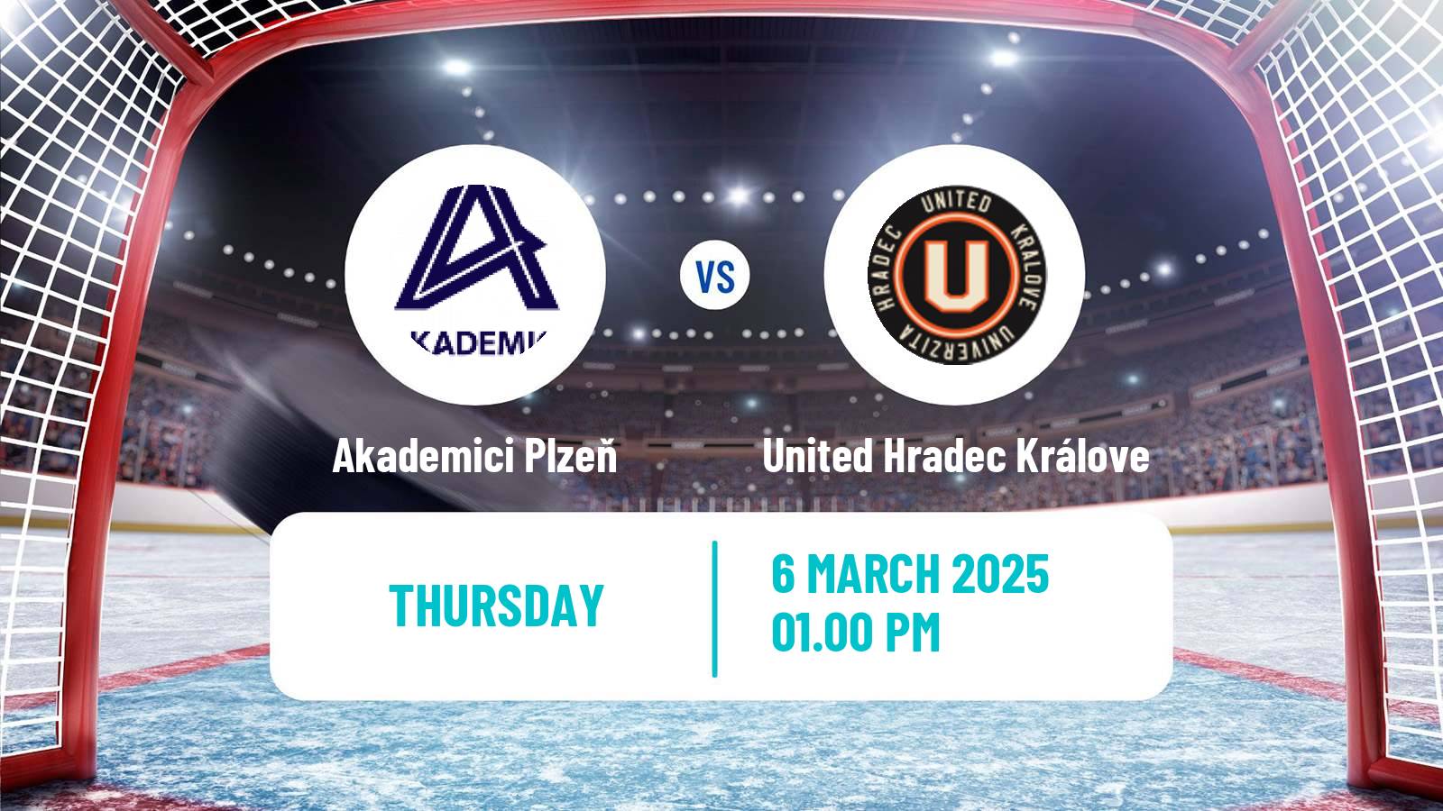 Hockey Czech ULLH Akademici Plzeň - United Hradec Králove