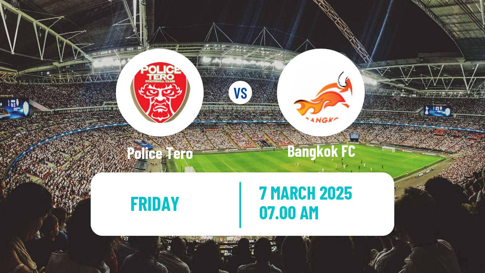 Soccer Thai League 2 Police Tero - Bangkok FC