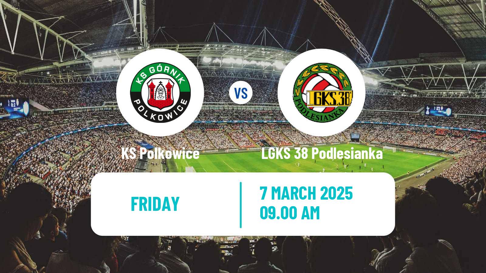 Soccer Polish Division 3 - Group III Polkowice - LGKS 38 Podlesianka