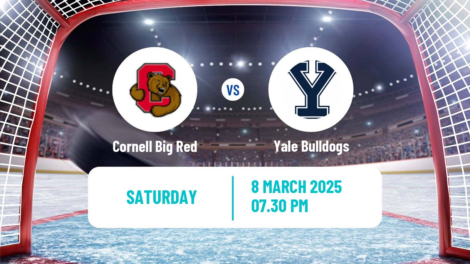 Hockey NCAA Hockey Cornell Big Red - Yale Bulldogs