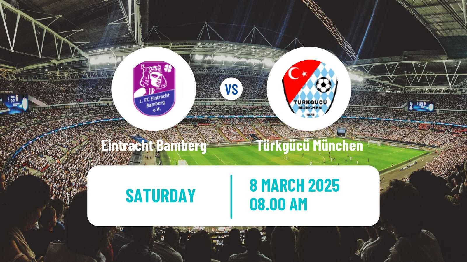 Soccer German Regionalliga Bayern Eintracht Bamberg - Türkgücü München
