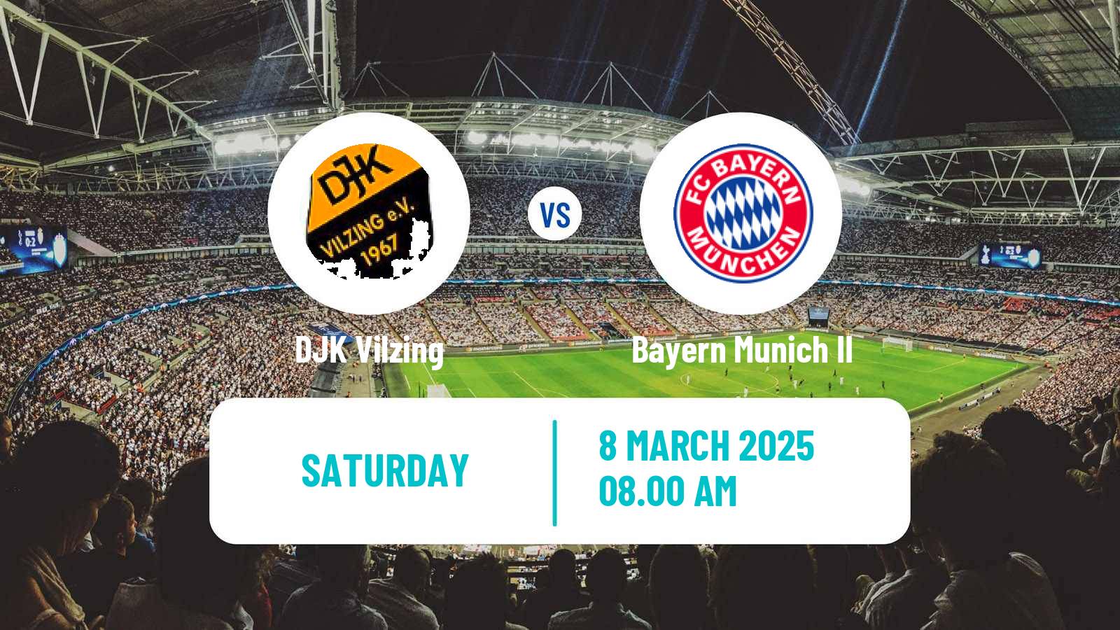 Soccer German Regionalliga Bayern Vilzing - Bayern Munich II