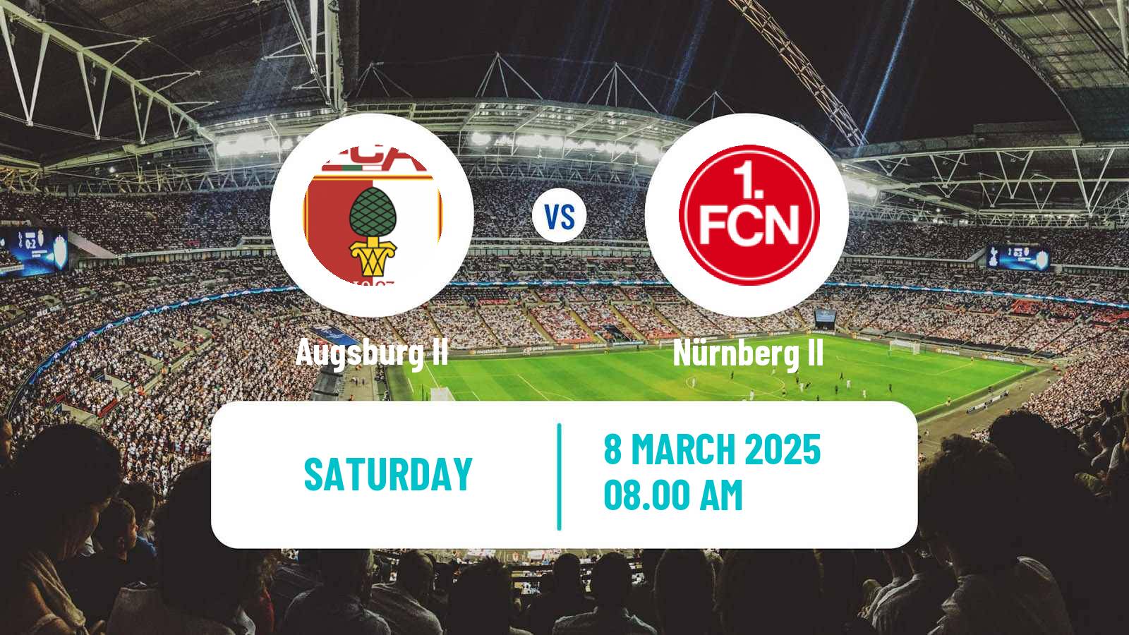Soccer German Regionalliga Bayern Augsburg II - Nürnberg II