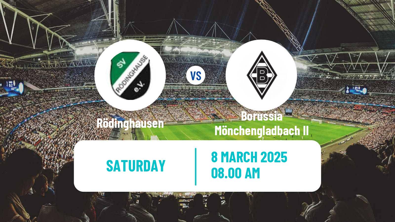 Soccer German Regionalliga West Rödinghausen - Borussia Mönchengladbach II