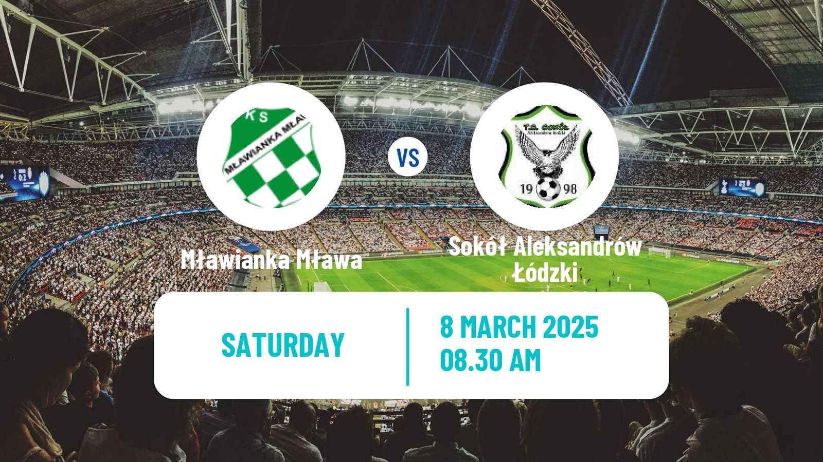 Soccer Polish Division 3 - Group I Mławianka Mława - Sokół Aleksandrów Łódzki