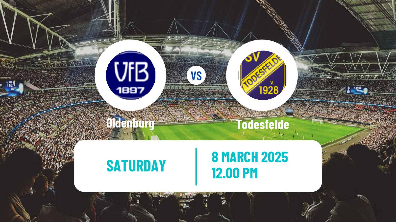 Soccer German Regionalliga North Oldenburg - Todesfelde