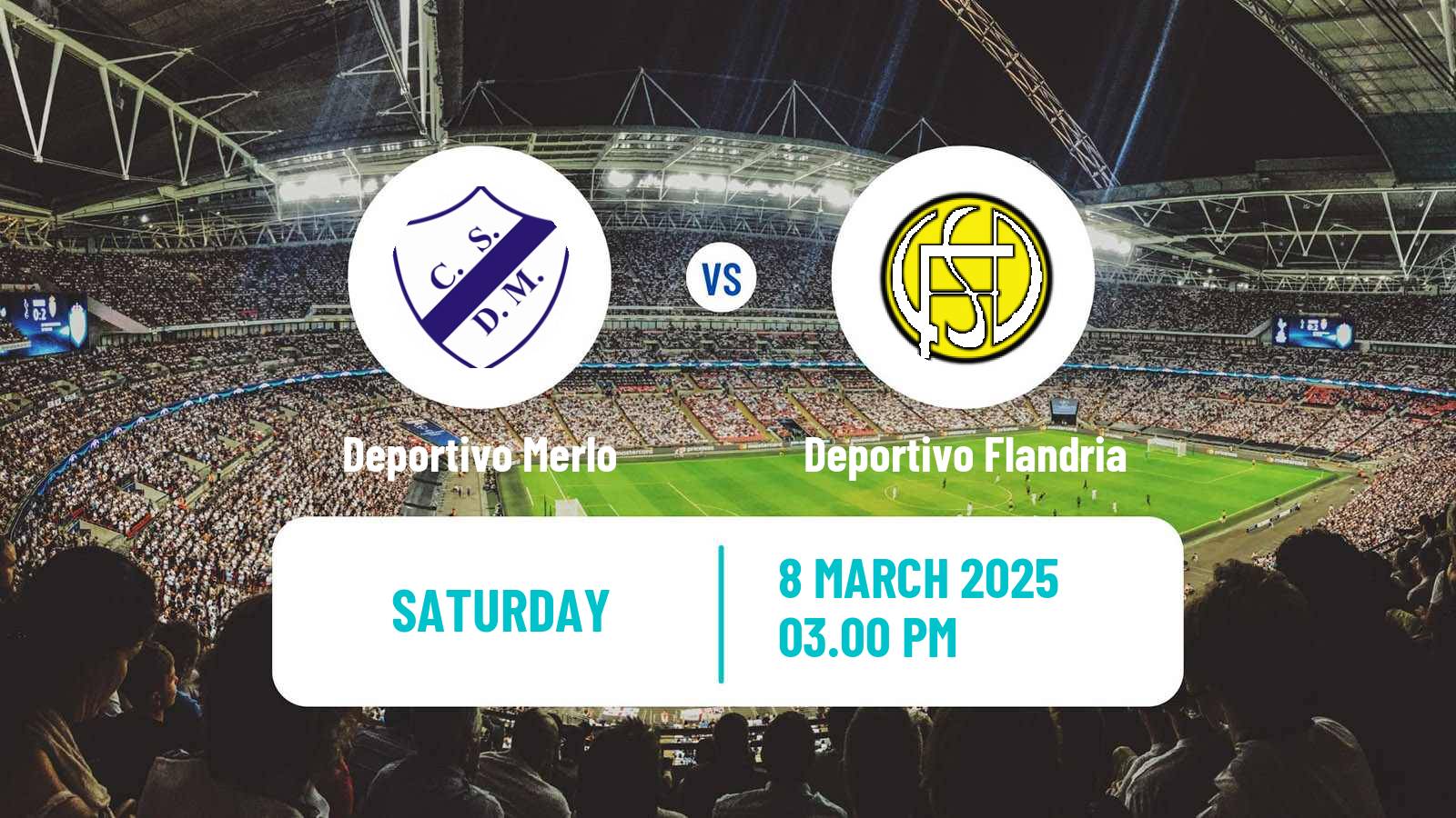 Soccer Argentinian Primera B Deportivo Merlo - Deportivo Flandria