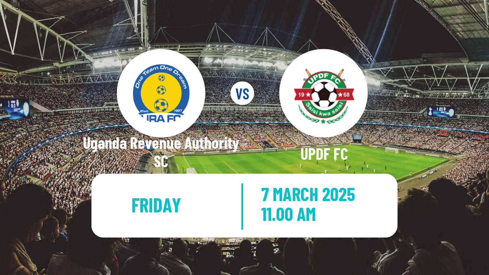 Soccer Ugandan Super League Uganda Revenue Authority SC - UPDF