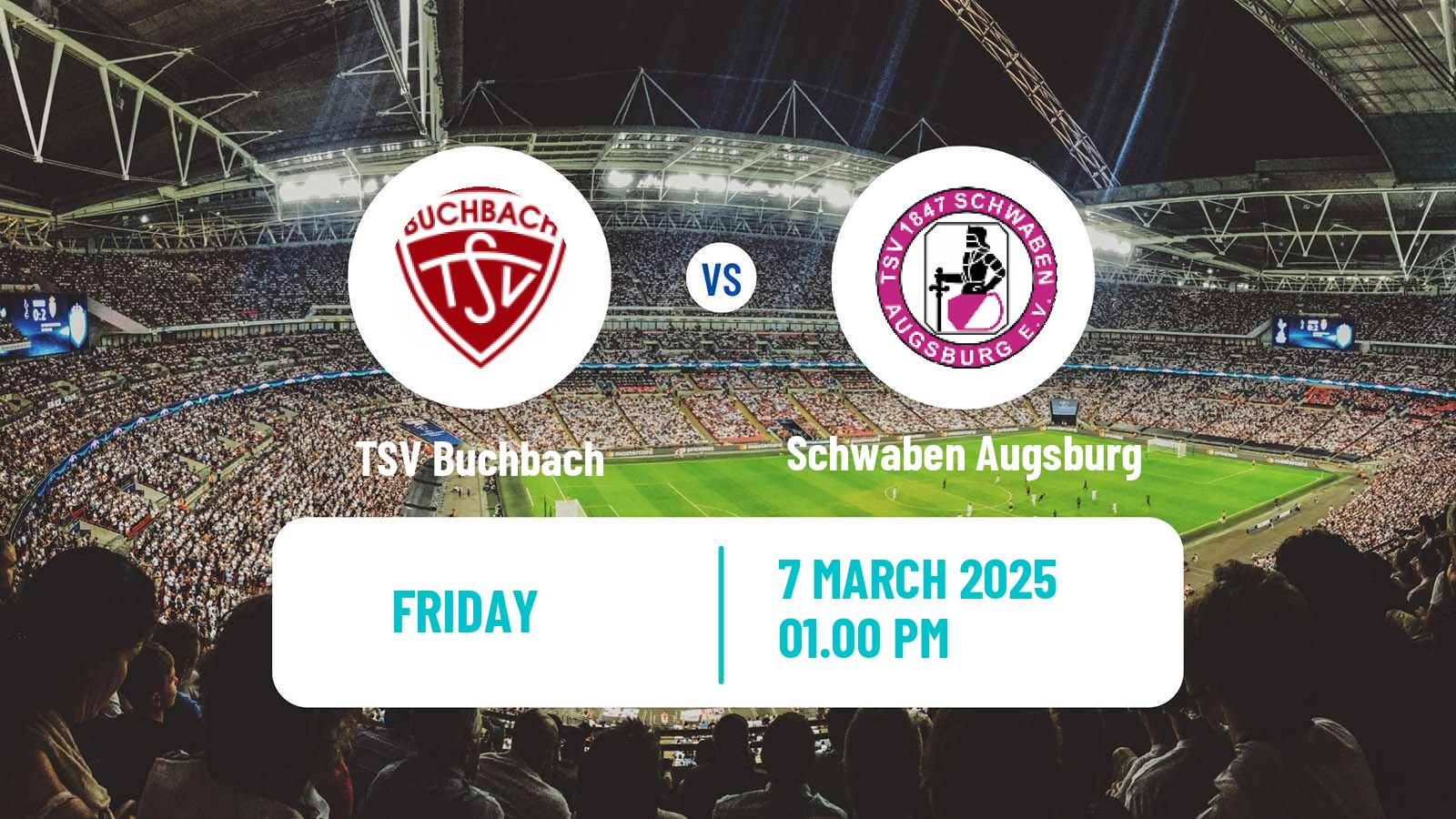 Soccer German Regionalliga Bayern Buchbach - Schwaben Augsburg