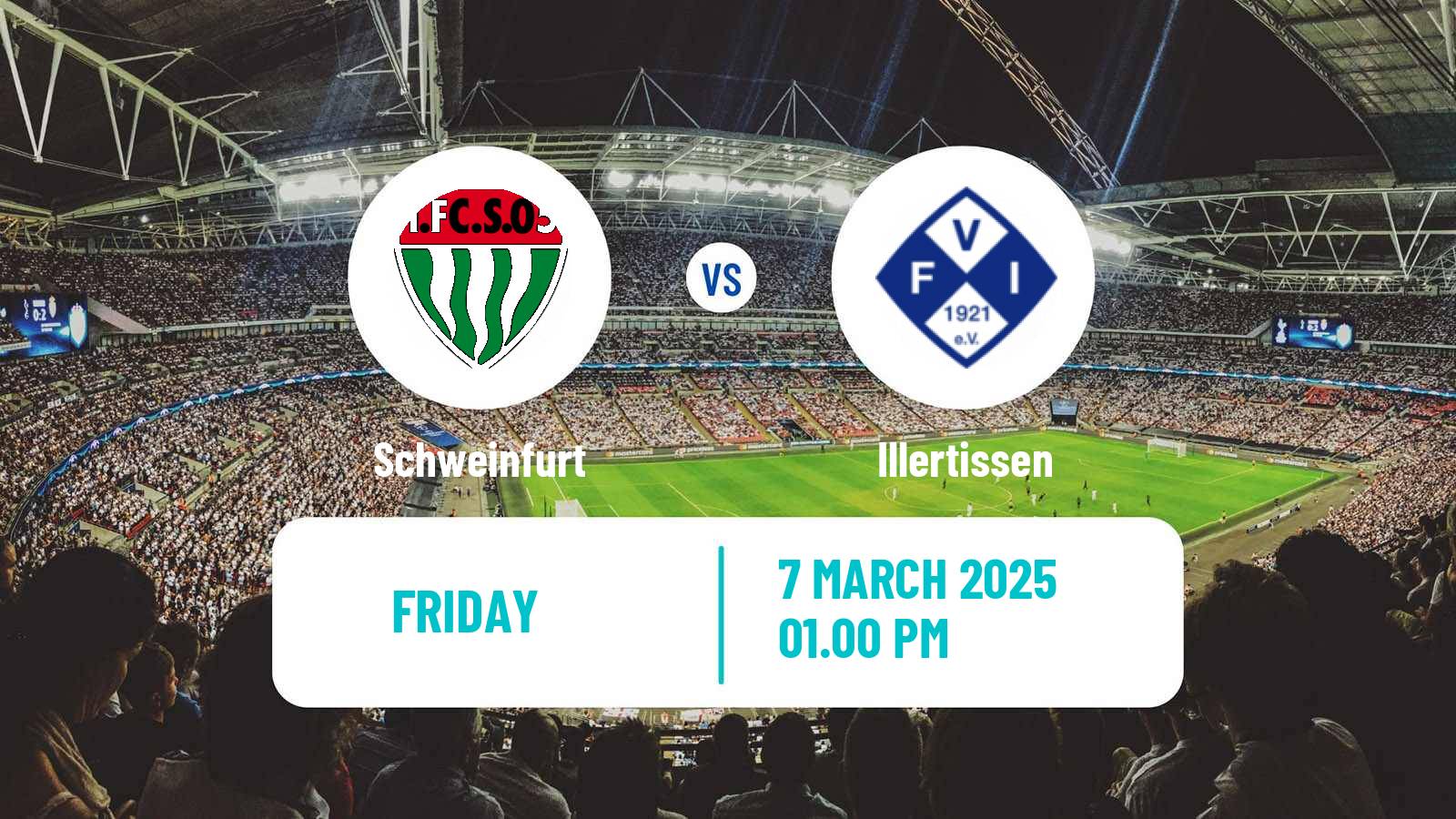 Soccer German Regionalliga Bayern Schweinfurt - Illertissen