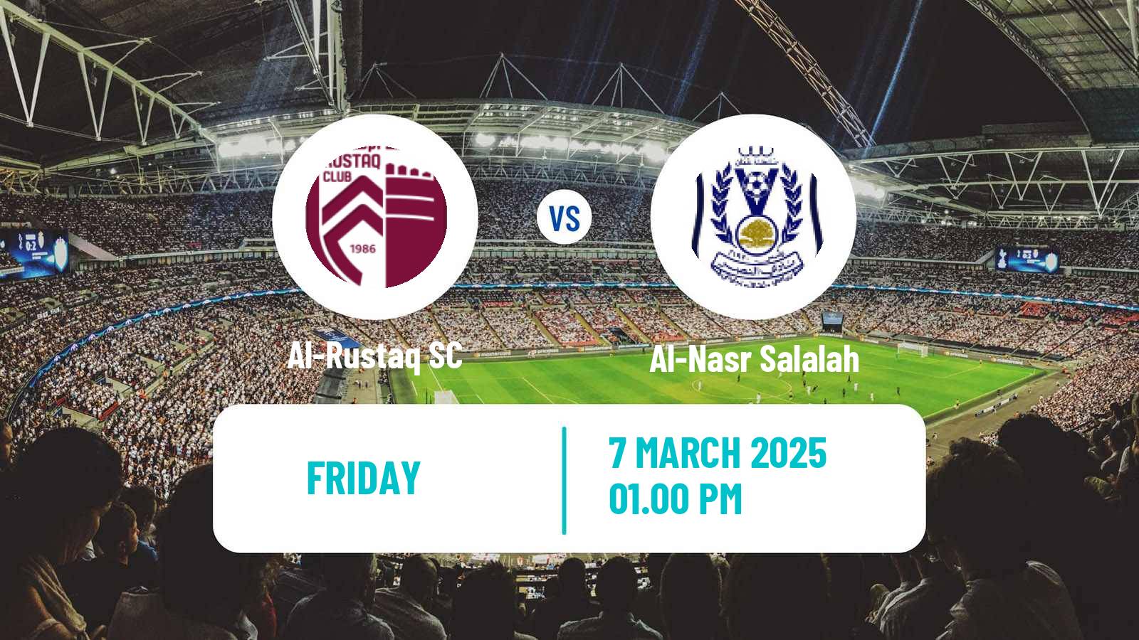 Soccer Omani League Al-Rustaq - Al-Nasr Salalah