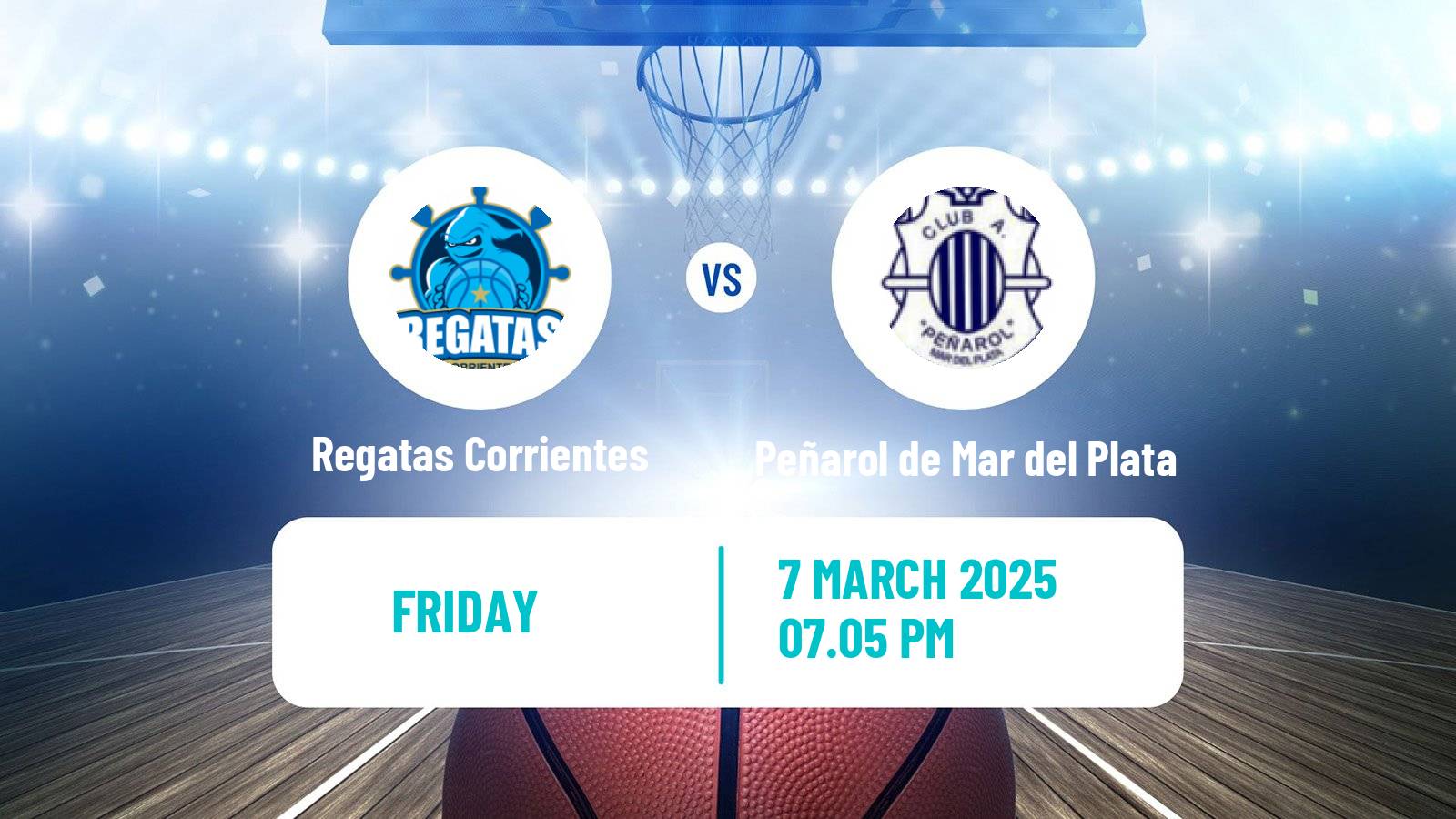 Basketball Argentinian LNB Regatas Corrientes - Peñarol de Mar del Plata