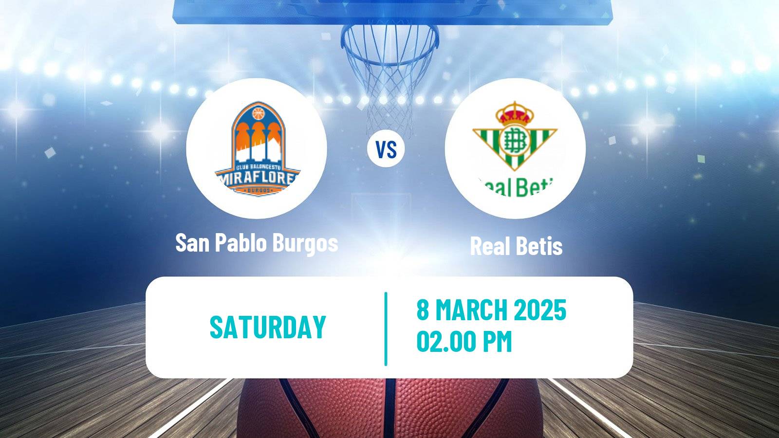 Basketball Spanish LEB Oro San Pablo Burgos - Real Betis