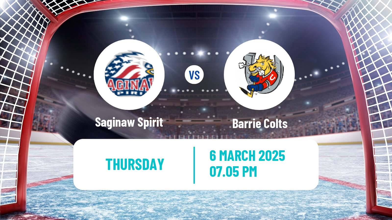 Hockey OHL Saginaw Spirit - Barrie Colts