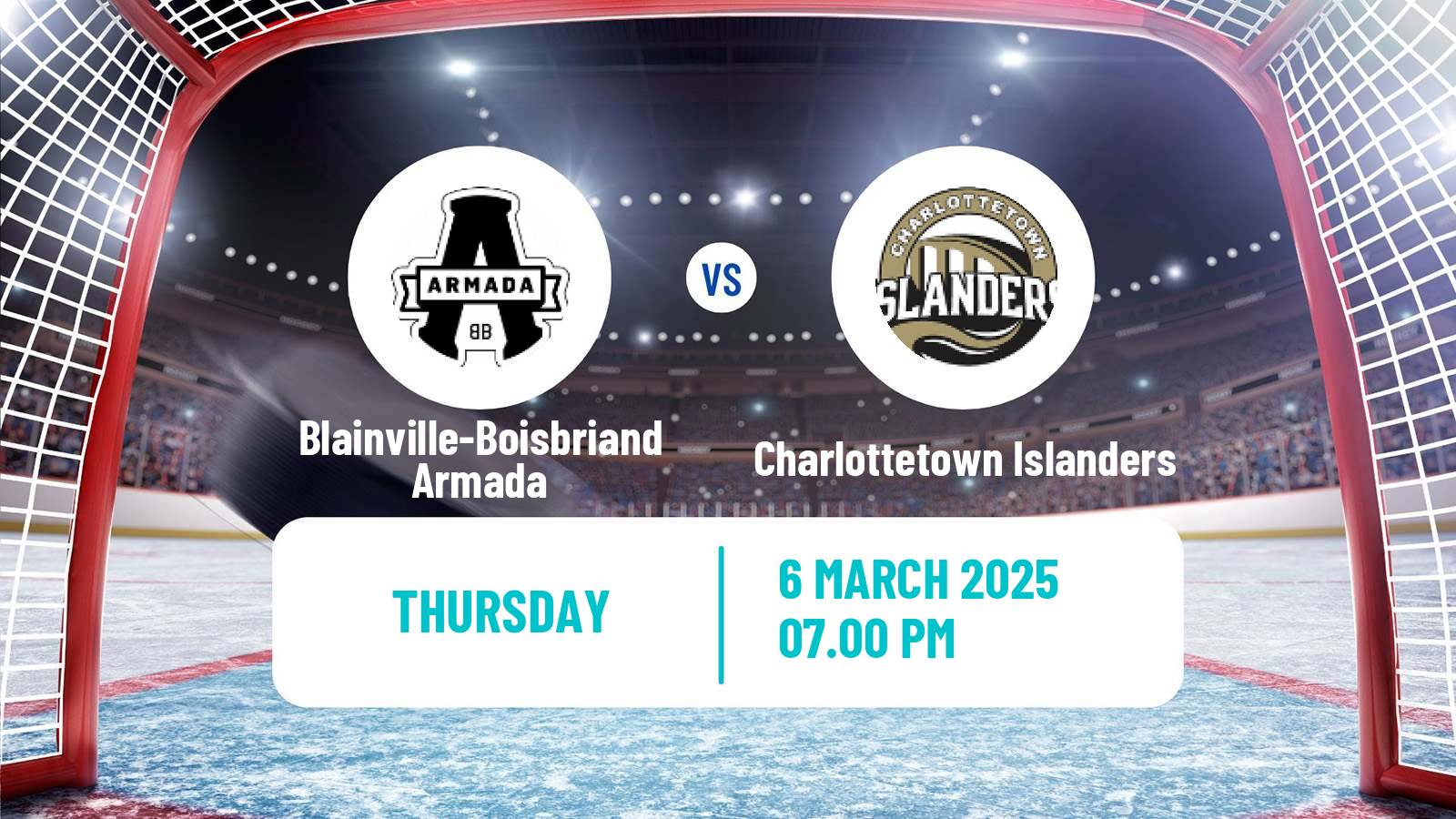 Hockey QMJHL Blainville-Boisbriand Armada - Charlottetown Islanders