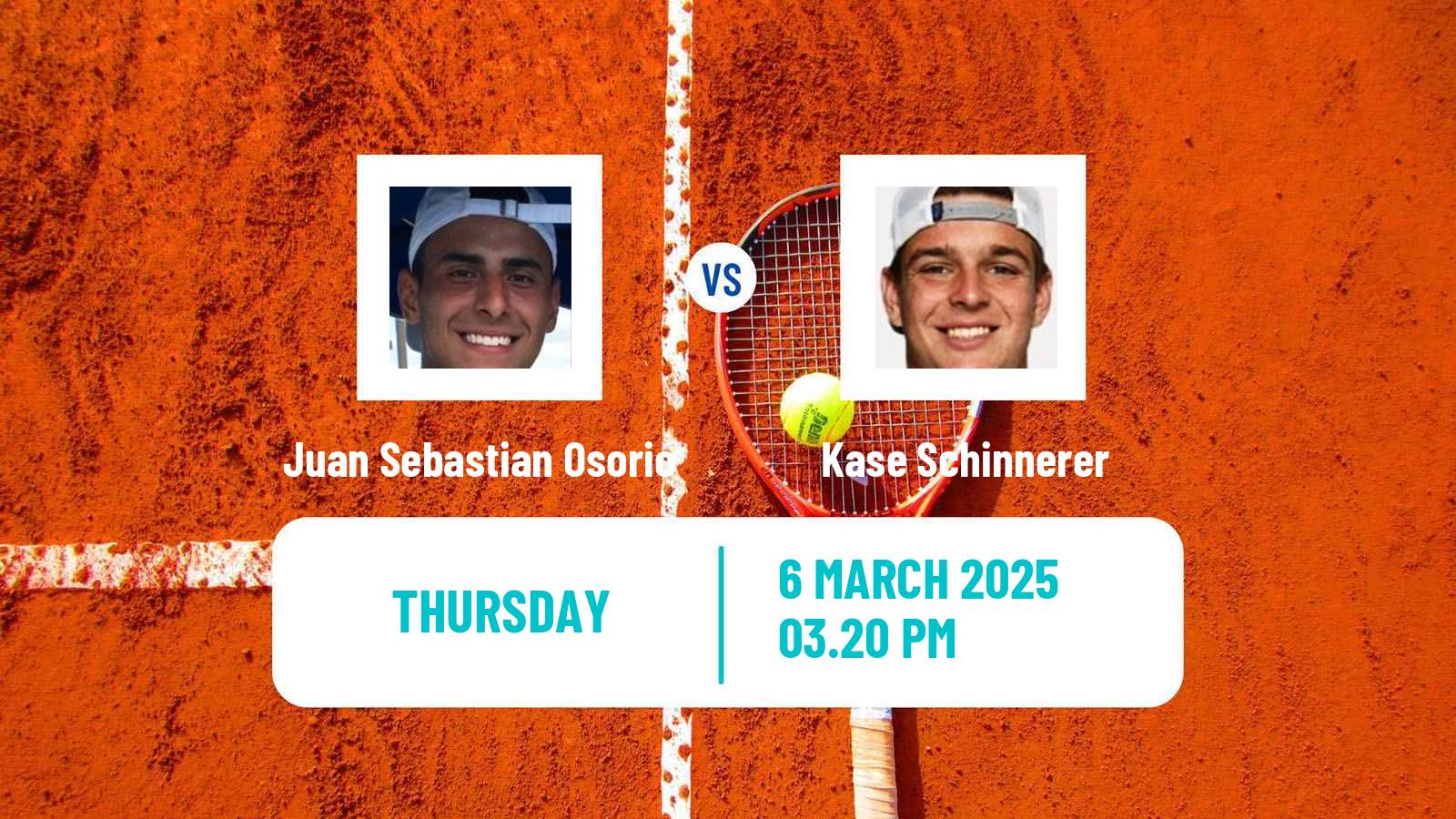 Tennis ITF M15 Huamantla 8 Men Juan Sebastian Osorio - Kase Schinnerer