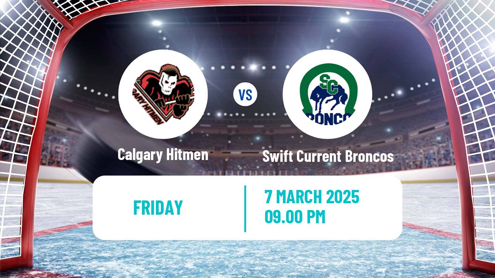 Hockey WHL Calgary Hitmen - Swift Current Broncos