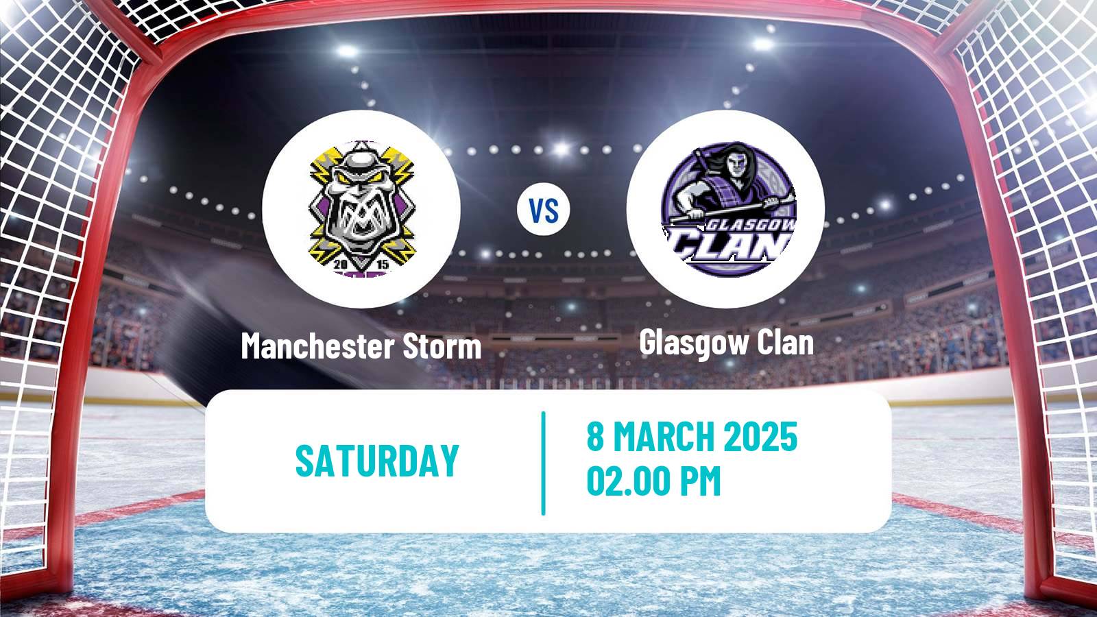 Hockey United Kingdom Elite League Manchester Storm - Glasgow Clan