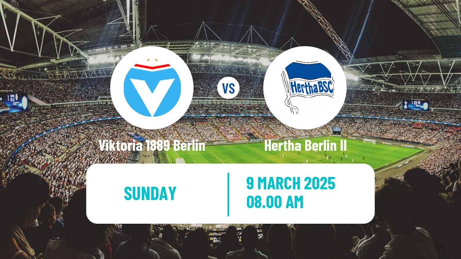 Soccer German Regionalliga Nordost Viktoria 1889 Berlin - Hertha Berlin II